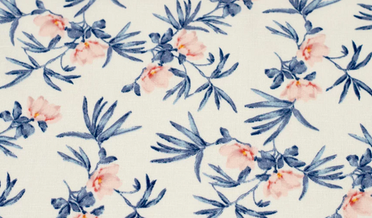 Tropical Linen-Look Woven - Sold By The Half Yard - Woven Fabric