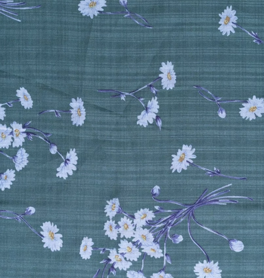 Daisies – Woven Cotton Lawn - Sold By The Half Yard