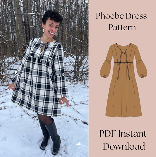 Phoebe Dress |  Instant PDF sewing pattern