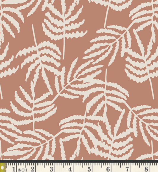 Ferngully Cinnamon - Rayon Woven- Art Gallery Fabrics