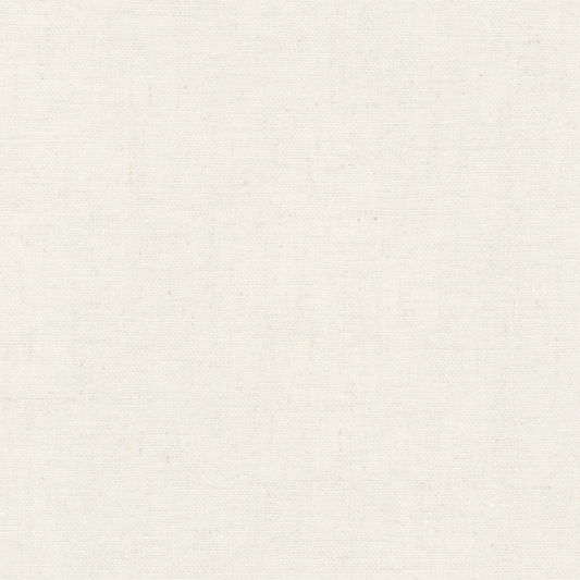 White - Linen Woven Sold By The Half Yard