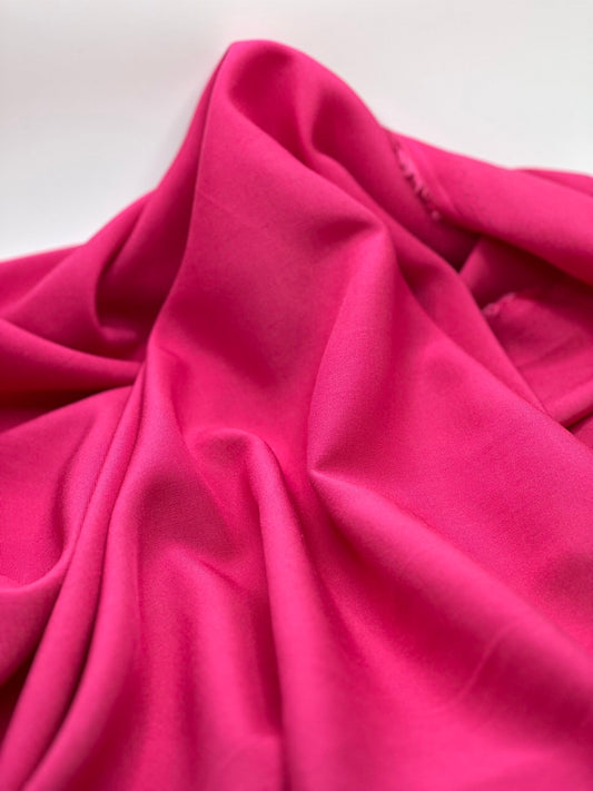 Rayon Challis Fuchsia